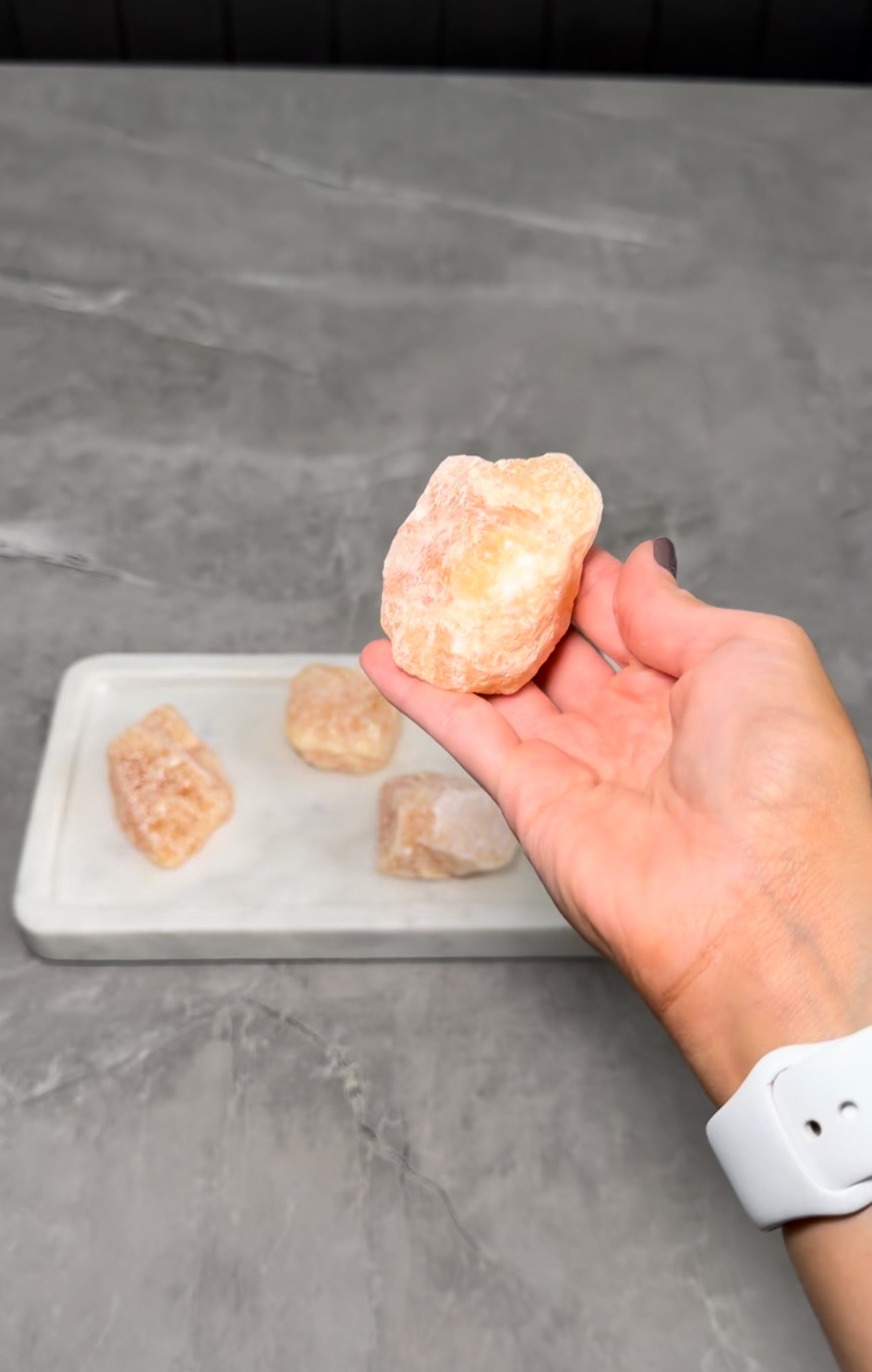 RAW ORANGE CALCITE